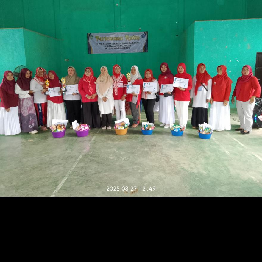 Pertemuan  rutin pkk kecamatan pelaihari